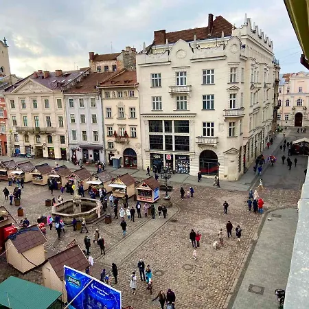 Luxury With Rynok Square View * Lwów